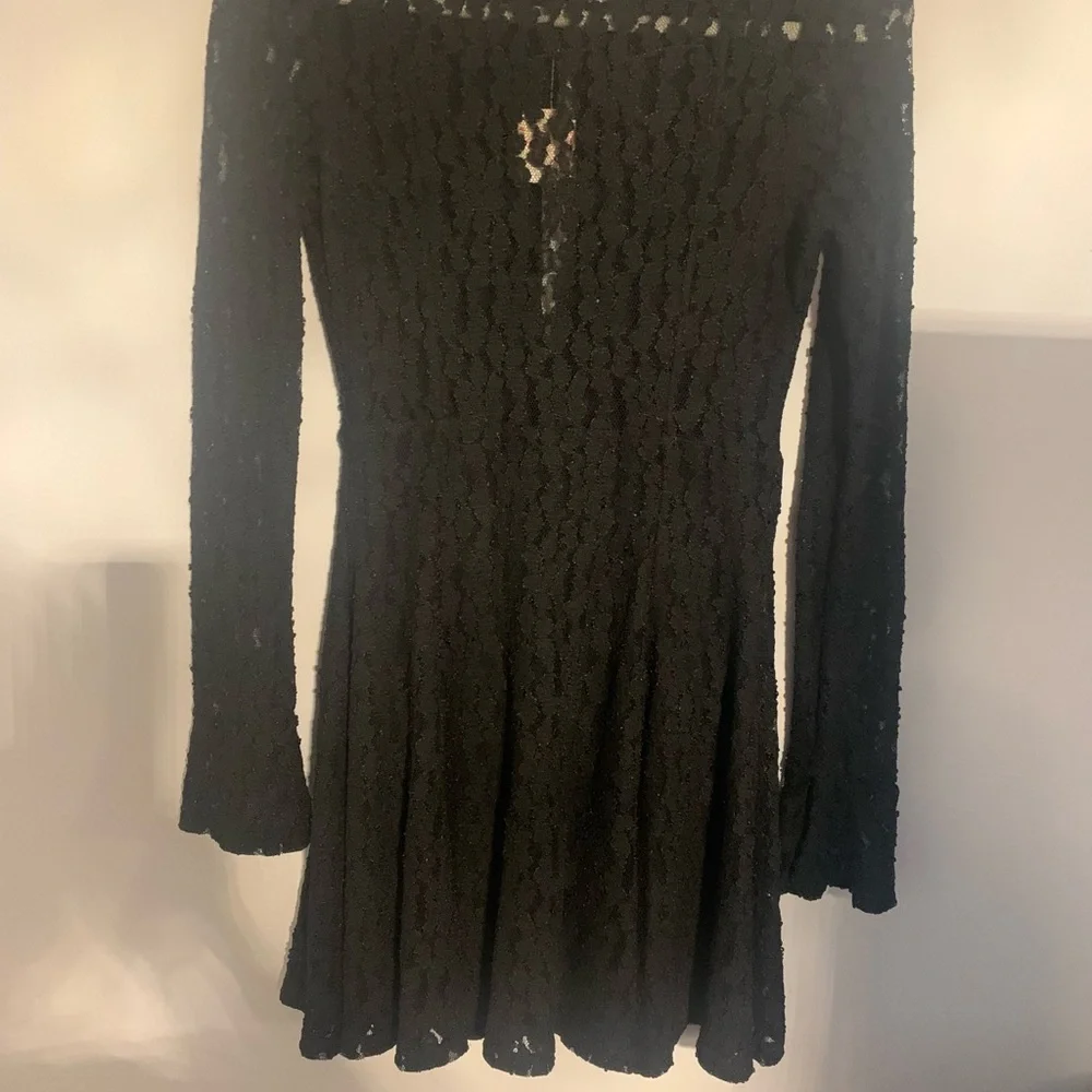 Free People Black Lace Dress - Picture 3 of 6